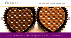 Desktop Screenshot of lebonbon.com.br