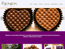 Tablet Screenshot of lebonbon.com.br